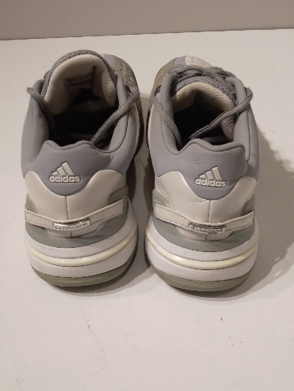 adidas Light Gray and White Men's Training Sneakers - Picture 5 of 7